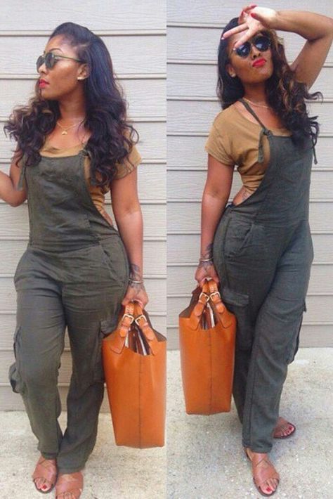 . Dungarees Outfit Summer, Dungarees Outfit, Cute Overall Outfits, Overall Outfits, Cargo Overalls, Kim Smith, Fest Outfits, Overalls Women, Outfit Summer