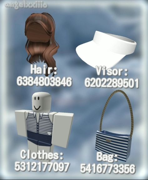 Beach Bag Codes Bloxburg, Beach Bloxburg Outfit Codes, Roblox Bloxburg Beach Outfit Codes, Bloxburg Flip Flop Codes, Bloxburg Bathers Codes, Bloxburg Codes For Clothes Aesthetic, Cute Bathing Suits Bloxburg Codes, Brookhaven Outfit Codes Beach, Bathing Suit Bloxburg Codes