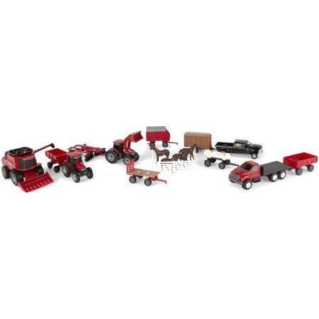 Miniature Farm, Toy Farm, Case Ih Tractors, Toy Playset, Ram Truck, Mini Farm, Farm Toys, Ram Trucks, Case Ih