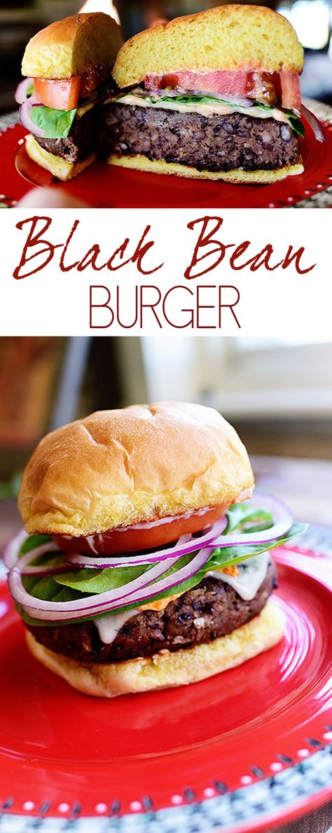 Black Bean Burger Recipe | Grilling & BBQ | Summer Cookour Bean Burger Recipe, Bean Salads, Grilled Burger Recipes, Black Bean Burger Recipe, Black Bean Burger, Clean Eating Vegan, Grilled Avocado, Bbq Summer, Averie Cooks