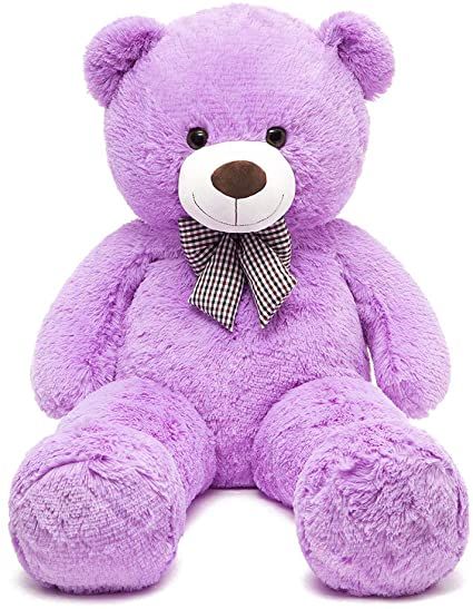 टेडी बियर, Purple Stuffed Animals, Huggable Teddy Bear, Purple Teddy Bear, Big Teddy Bear, Big Teddy, Giant Teddy Bear, Giant Teddy, Soft Teddy Bear