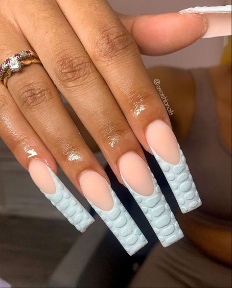 Fake Nails Long, Drip Nails, Ombre Acrylic Nails, Polygel Nails, French Acrylic Nails, Long Acrylic Nails Coffin, Acrylic Nails Coffin Pink, Art Designs Ideas, Pink Acrylic Nails