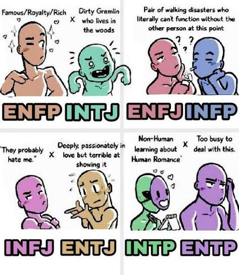 Mbti Couples, Infp Mbti, Personalidad Enfp, Entj Personality, 16 Personality Types, Infj Psychology, Enfp Personality, Intp Personality Type, Infj Type