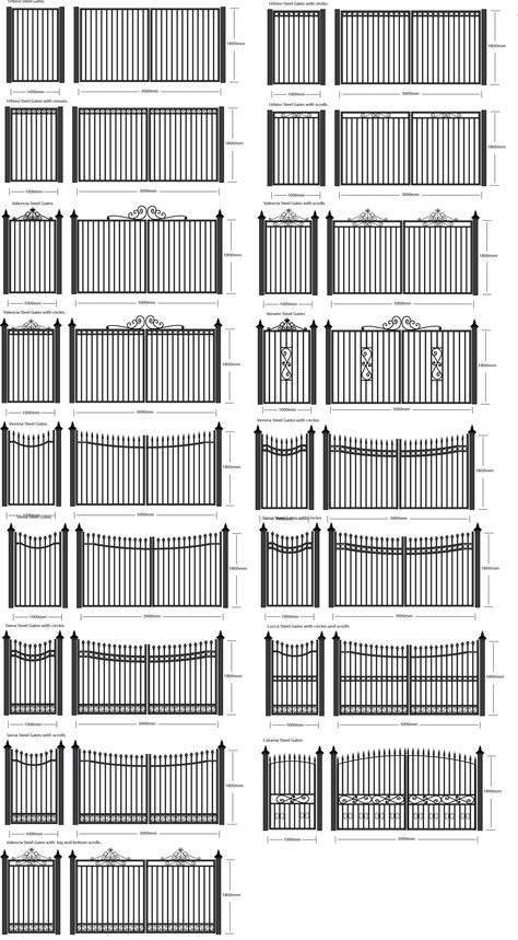 Fence Wrought Iron, Metal Gates Entrance, Driveway Gates Metal, Gate Design Modern, Metal Driveway Gates, Metal Gates Design, Fence Gates, Metal Fencing, Gate Wall Design