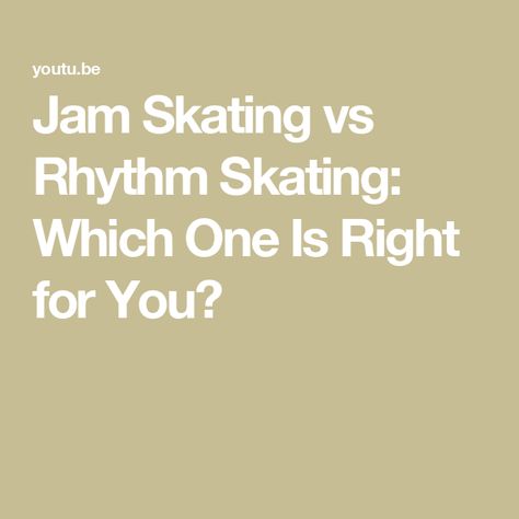 Jam Skating vs Rhythm Skating: Which One Is Right for You? Jam Skating, Social Media Website, Roller Skates, Skating, Jam, Follow Me, Social Media, Media, Instagram