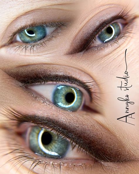 Permanent Eyeshadow, Eyeliner Permanent Makeup, Pmu Eyeliner, Eyeliner Inspo, Permanent Makeup Training, Shadow Eyeliner, Permanent Makeup Eyeliner, Tattoo Makeup, Permanent Eyeliner