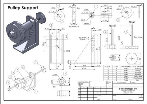 Isometric Drawing Exercises, 3d Drawing Techniques, Autocad Isometric Drawing, Solidworks Tutorial, Solid Works, Mechanical Engineering Design, Cad Drawing, Drawing Projects, Cad Design