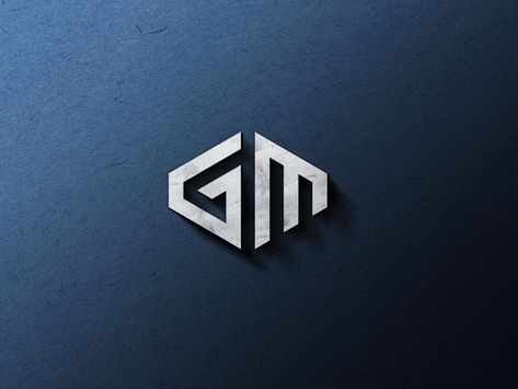 GM Logo by Daud Hasan on Dribbble Gm Logo, Marshall Logo, Designer Brand Identity, Hd Cover Photos, Wine Bottle Design, Minions Wallpaper, Entrance Gates Design, Typo Logo, Booklet Design