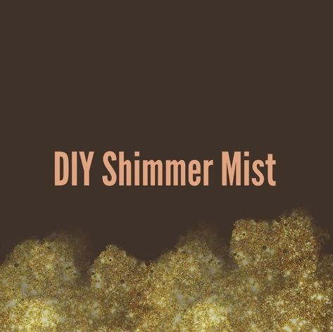 GLOW the extra mile this summer! ✨ Make the most out of your summer with this DIY shimmer mist spray recipe. All you need is a few ingredients and a spray bottle! *Please note, some of these ingredients you may already have at home, therefore the estimated price varies. Body mist is great, but a shimmer mist is EVEN BETTER 🤩 Look luminous this summer and make this DIY Shimmer Mist Spray now!⁠ Not only does this shimmer mist spray recipe help you glow, it also nourishes and moisturise… Diy Body Shimmer, Shimmer Body Spray, Body Glitter Spray, Body Shimmer, Diy Skin Care Recipes, Glitter Spray, Skin Science, Diy Scrub, Diy Cosmetics