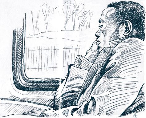 Train Sketch, Sketching People, Learning Inspiration, Pencil Drawing Ideas, People Traveling, Train Drawing, Notebook Sketches, Life Sketch, Human Figure Sketches