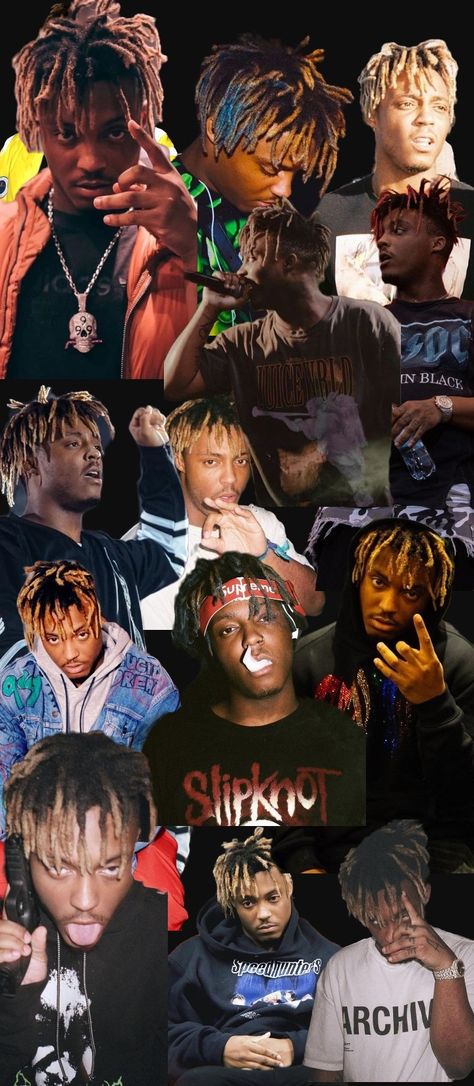 Juice Wrld Collage, Juice Wrld999, Juice Wlrd, Juice Wrld Wallpaper, Best Rapper Ever, Wrld 999, Juice Rapper, Just Juice, Rap Wallpaper