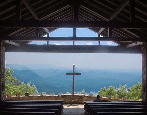 Pretty Place Chapel—Cleveland, South Carolina :> The chapel located in the YMCA Camp Greenville has been known as “Pretty Place” for its breathtaking view atop Standing Stone Mountain The Fred W. Symmes Chapel has been known for some time as “Pretty Place” for its breathtaking view atop Standing Stone Mountain. Part of the more-than-100-year-old YMCA Camp Greenville, the current chapel was built in 1941. It was a gift from Symmes to the children who visit every year. Cleveland South Carolina, Fred W Symmes Chapel, Symmes Chapel, Pretty Place Chapel, Management Consultant, Standing Stone, Hotel Motel, Stone Mountain, Blue Ridge Mountains