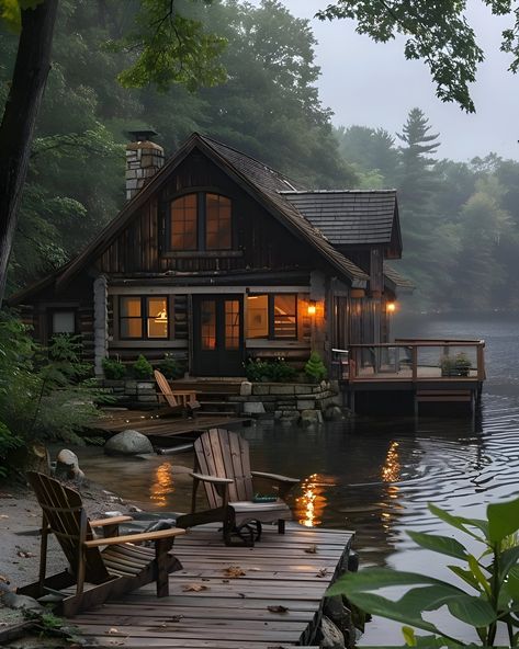 Rainy Nature, The Power Of Positive Thinking, Power Of Positive Thinking, Have A Lovely Day, Tiny Cabin, Cabins And Cottages, Cabin Life, Mountain Cabin, Video Capture