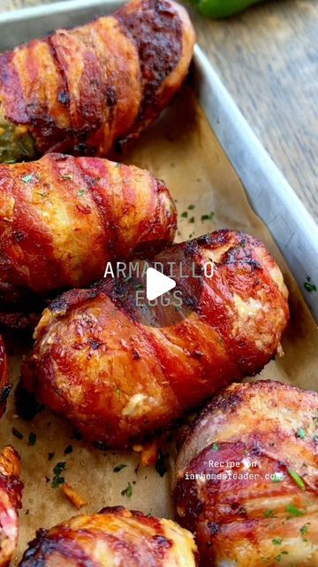 Armadillo Eggs In Air Fryer, Armadillo Eggs Recipe, Amanda Rettke, Eggs In Air Fryer, Armadillo Eggs, Meat Smoker, Jalapeño Poppers, Sous Chef, Keto Meal Prep