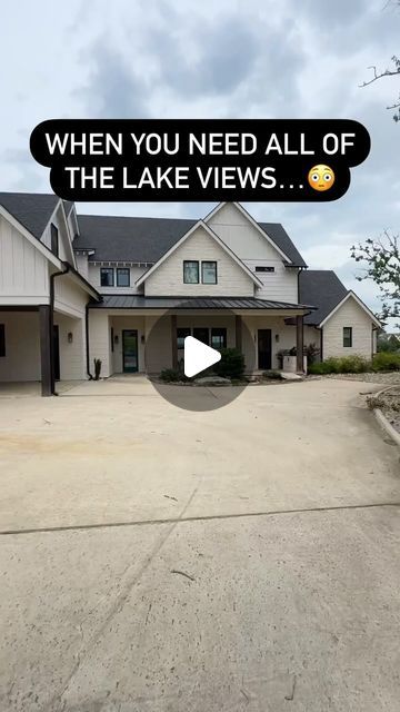 Full Package Media on Instagram: "Step inside this incredible 📍Malakoff, Texas lake home! 🤩  🏠Home from @longcovetx   🎥Video @fullpackagemedia   #fyp #foryou #dreamhome #lake #lakehouse #property #views" Cool Lake Houses, Luxury Lake House, Texas Lakes, Lake Houses, Lakefront Property, Lake Home, Lakefront Homes, Beautiful Lakes, Step Inside