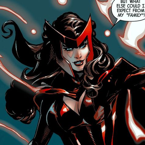 Scarlet Witch Comic Icon, Wanda Pfp, Wanda Comics, Comic Scarlet Witch, Comic Wanda, Witch Comic, Mommy Wanda, Romani Wanda, Super Women