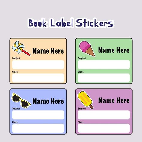 School Book Label. Set of Tag Sticker. Books Ideas, Tag Sticker, Book Labels, Children Books, Label Sticker, Heart Tree, School Books, Year 2, Logo Banners