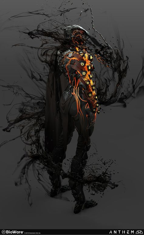 Anthem Javelin Storm, Anthem Javelin Concept Art, Javelin Anthem, Anthem Storm Javelin, Anthem Storm, Anthem Javelin, Anthem Game, Warframe Art, Futuristic Armour