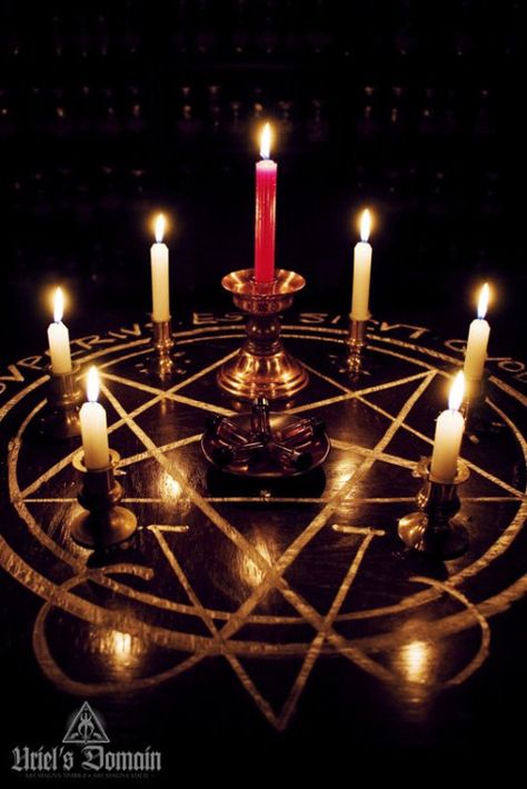 Luciferian ritual Ritual Satanico, Lucifer Altar, The Satanic Bible, Ceremonial Magick, Black Magick, Dark Spirit, Occult Symbols, Gothic Wallpaper, Modern Magic