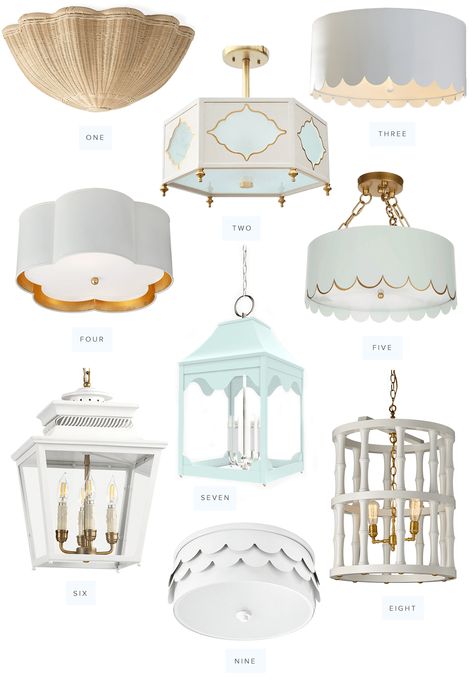 Grandmillenial Flush Mount, Chinoiserie Light Fixture, Preppy Chandelier For Bedroom, Grand Millennial Light Fixture, Grandmillenial Light Fixture, Preppy Light Fixtures, Grand Millennial Chandelier, Grand Millennial Lighting, Scalloped Light Fixture