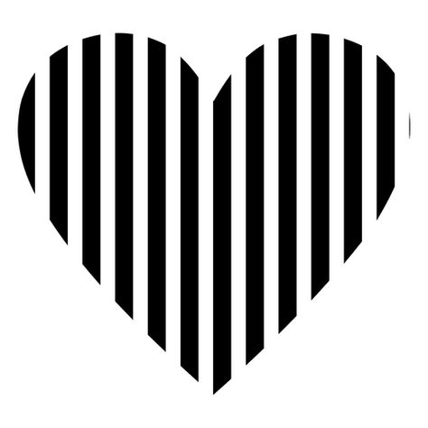 Love Heart Graphic Design, Heart Logo Black, Coco Chanel Wallpaper, Striped Heart, I Love Mondays, Chanel Wallpaper, Etched Jewelry, Wrapping Paper Design, Punch Needle Embroidery