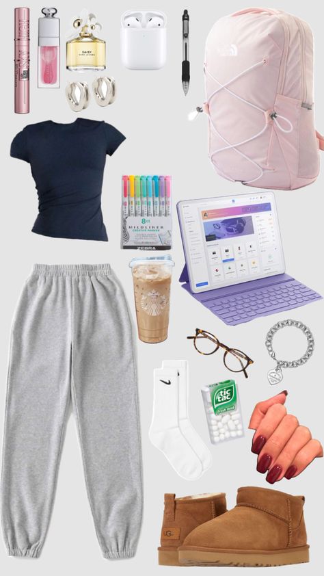 back to school #outfitinspo #school #ipad #uggs Country Girl Style Outfits, School Ipad, Outfit With Uggs, Country Girl Style, Really Cute Outfits, School Outfits, Country Girls, Fashion Set, School Year