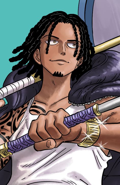 Black Art Style, One Piece Male Characters, One Piece Character Design Oc, One Piece Black Oc, Samurai Oc Male, One Piece Male Oc, Male Anime Oc, Black Anime Characters Guys, One Piece Oc Character