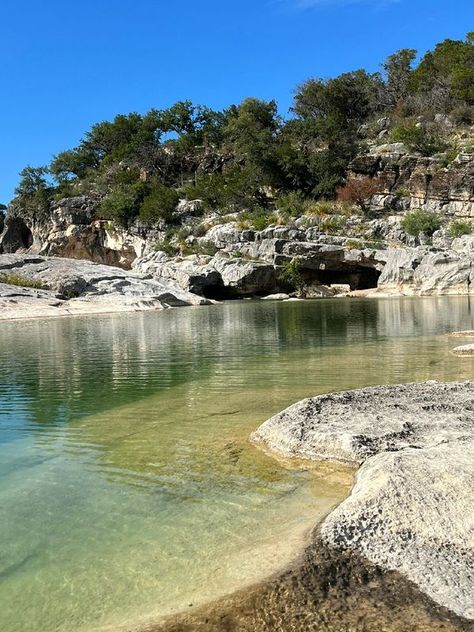 Texas State Parks Group Page | Pedernales Falls State Park, the river water is crystal clear, and there are countless small fish swimming happily in the water | Facebook Pedernales Falls State Park, Water Walking, Texas State Parks, River Water, Small Fish, Fish Swimming, Texas State, State Park, The River