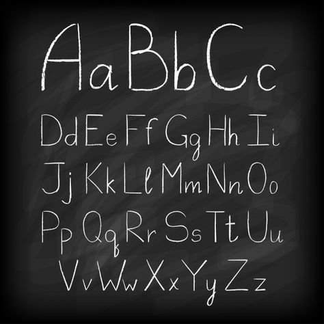 Board Writing Ideas Chalk, Chalk Fonts Alphabet, Chalk Lettering Alphabet Fonts, Chalk Writing Fonts, Chalkboard Lettering Alphabet, Sign Lettering Alphabet, Chalkboard Fonts Alphabet, Chalk Markers Lettering, Chalk Calendar