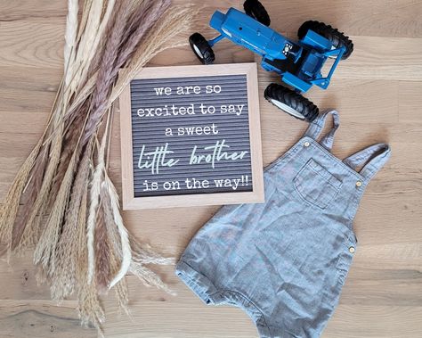 Excited to share the latest addition to my #etsy shop: It's a boy Gender Reveal Boy Pregnancy Announcement | Little Brother social media| Boy Gender Announcement Digital |Tractor Brother Announce https://etsy.me/3wghAGj What's A Brother Announcement, Boy Announcement Ideas, Baby Boy Gender Announcement, Boy Gender Announcement, Little Brother Announcement, Pregnacy Announcement, Boy Pregnancy Announcement, Gender Reveal Boy, Boy Pregnancy