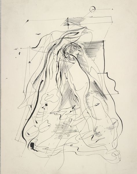 Auto Drawing, Drawing Meditation, Andre Masson, Dorothea Tanning, Free Association, Automatic Drawing, Unconscious Mind, Master Drawings, Museums In Nyc