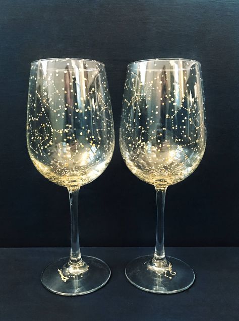 constellation wine glasses