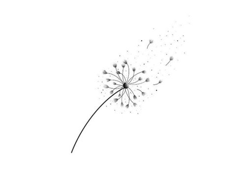 Small Dandelion Tattoos For Women, Minimal Dandelion Tattoo, Mini Dandelion Tattoo, Wishy Tattoo, Dandelion Tattoo Ribs, Minimalist Dandelion Tattoo, Dandelion Tattoo Wrist, Minimal Tatoos Idea Woman, Dandelion Tattoo Design Simple