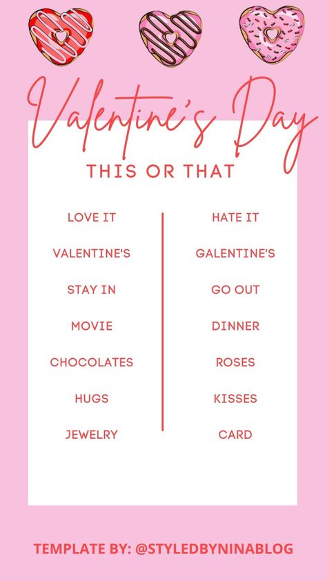 Valentines Day Story Ideas, This Or That Ig Story, Valentine Story Ideas, Valentines Stories Instagram, Valentine’s Day This Or That, Valentine’s Day Instagram Story Template, Valentines Day Instagram Post Ideas, Valentines Day This Or That, Valentines Instagram Story Template