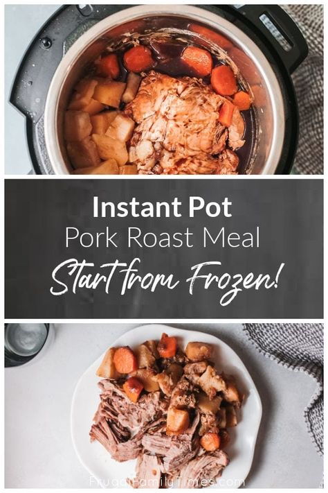 Instant Pot Pork Roast Recipe, Pork Sirloin Roast, Pork Roast Recipe, Cooking Pork Roast, Frozen Chicken Recipes, Pork Loin Roast Recipes, Pork Roast Recipes, Pork Loin Recipes, Garlic Chicken Recipes