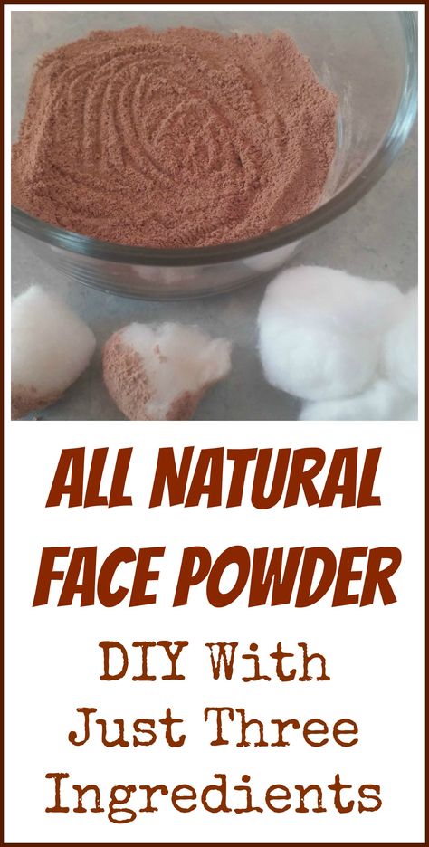 Diy Face Powder, Natural Beauty Products, Powder Recipe, Simple Food, Body Powder, Homemade Face, Three Ingredient, Natural Face, Beauty Recipe