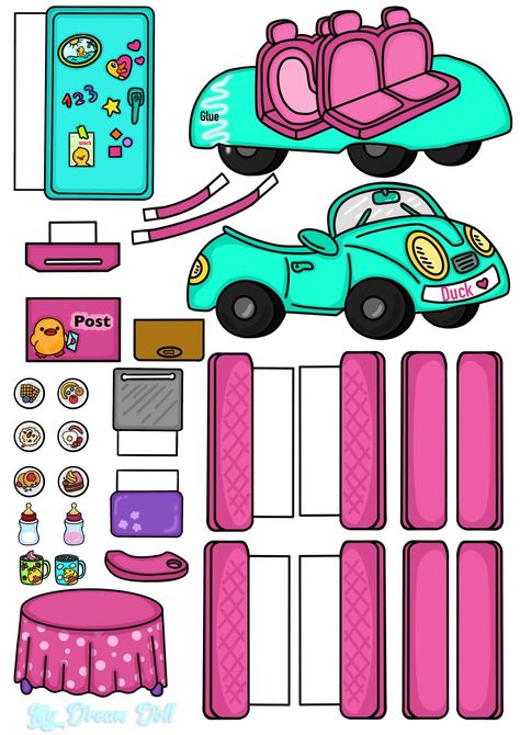 Lol Paper Dolls Printable Free, Fall Leaves Coloring Pages, Free Printable Paper Dolls, Images Hello Kitty, Diy Quiet Books, Paper Dolls Clothing, Paper Dolls Diy, Hello Kitty Crafts, Name Card Design