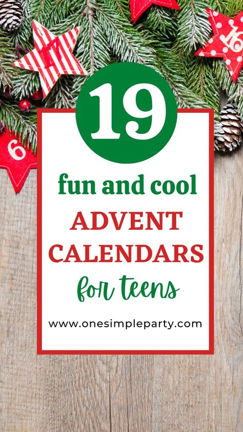 Looking for a cool way to count down to Christmas with your teen this holiday season? Check out this assortment of Advent Calendars for teens. From fishing to science to crafting, there is an Advent calendar for every interest. The hard part is just choosing one. #adventcalendars #adventcalendarsforteens #christmascountdown Retro Advent Calendar, Advent Projects For Middle School, Advent Calendar For Teenagers, Advent Calendar Ideas For College Students, Teen Boy Advent Calendar, Advent Calendar Activities For Families, Advent Calendar For Teen Boys, Advent Calendar Activities For Teens, What To Put In An Advent Calendar