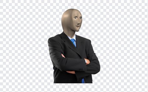 Stonks Guy PNG Stonks Guy, Horse Emoji, Why Meme, Meme Guy, Meme Png, Image Cloud, Crown Png, Yellow Balloons, Sticker Png