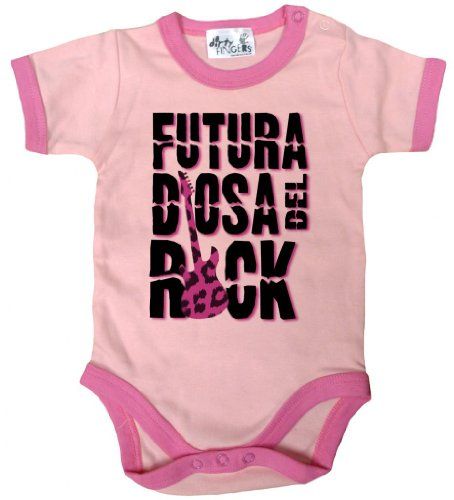 Dirty Fingers, Futura Diosa del Rock, Bebés Body con borde, rosa con rosa oscuro, 3-6 meses Dirty Fingers http://bit.ly/FuturaDiosaDelRock #bebés #babys #rockstar #clothes #body #ropa Rockstar Clothes, Biker Baby, Baby Boy Outfits, Boy Outfits, Rocker, Baby Onesies, Girl Fashion