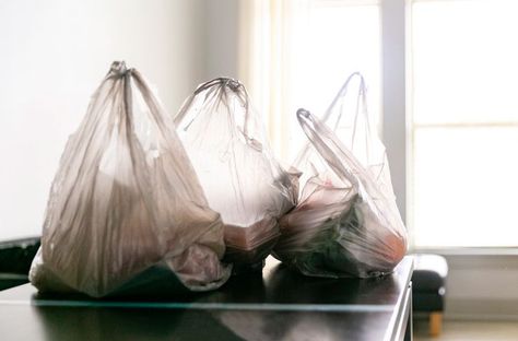 5 Ways to Store Plastic Grocery Bags for Easy Reuse Store Plastic Grocery Bags, Storing Plastic Bags, Grocery Bag Storage, Shopping Bag Storage, Plastic Bag Storage, Hacks And Tricks, Plastic Shopping Bags, Plastic Grocery Bags, Folding Bag