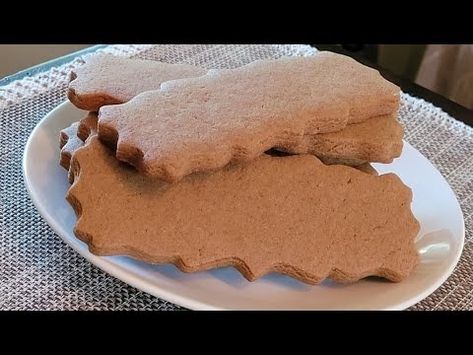 (1) No Chill No Spread Gingerbread Cookie Cut-Out Gingerbread House Dough The Perfect Gingerbread - YouTube Gingerbread Cut Out Cookie Recipe, No Chill No Spread Gingerbread Cookies, Gingerbread House Dough, Gingerbread Cookie Dough, Soft Gingerbread, Cookies Dough, Gingerbread Dough, Scone Recipes, Cut Out Cookie Recipe