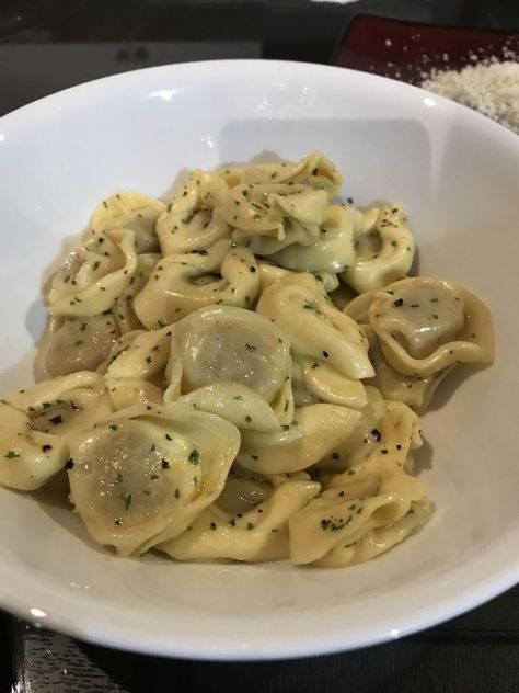 Tortellini Pasta Aesthetic, Tortellini Aesthetic, Homemade Tortellini, Food Goals, Food Is Fuel, Okra, Tortellini, Food Obsession, Cafe Food