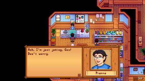 Less Greedy Pierre - Organic Vegetables Event Rewrite at Stardew Valley Nexus - Mods and community Elliott X Farmer, Ridgeside Village, Cosy Games, Stardew Valley Tips, Games Images, Game Guide, Stardew Valley, Organic Vegetables, I Am Game