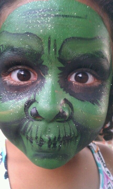 Goblin by Okidoki Face Painting Diy Goblin Costume, Goblin Halloween Costume, Goblin Face Paint, Goblin Portrait, Goblin Miniature Painted, Halloween Makeup, Face Painting, Face Paint, Carnival Face Paint