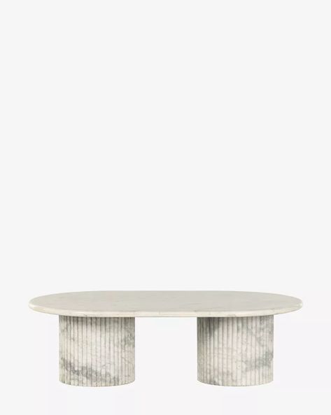 Malvern Coffee Table | McGee&Co Marble Living Room Table, Marble Coffee Table Set, Travertine Coffee Table, Perfect Coffee Table, Oval Coffee Tables, Mcgee & Co, Cool Coffee Tables, Coffee Table White, Diy Home Furniture