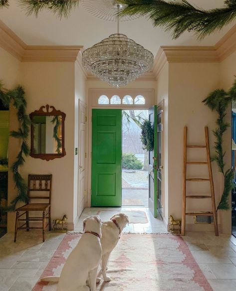 KATE ARENDS | Wit & Delight | Bye-bye, 🎄. Hello, 2022! Please be kind to us. | Instagram Kate Arends, Wit And Delight, Edwardian House, House By The Sea, Entry Hallway, Diy Crafts For Home Decor, Animal House, Bye Bye, Be Kind