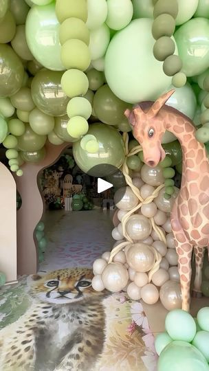 Jungle spectacular party setup 🌴🦒🦧🤎 by @veronicasallesjf #theeventcollectivex | Theeventcollectivex Diy Safari Decorations, Festa Safari Baby, Safari Decorations, Party Setup, Safari Baby, Baby Shower, Shower, On Instagram, Instagram