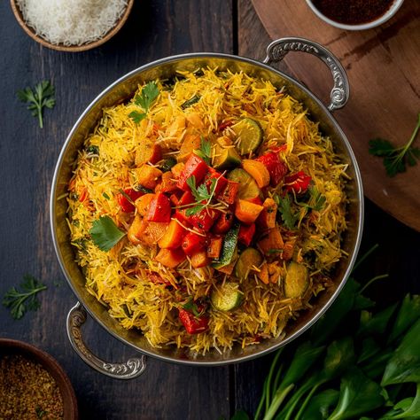 Discover the rich flavors of Vegetable Biryani (Tehri), a classic Indian dish bursting with aromatic spices, fresh vegetables, and perfectly cooked basmati rice. Easy to make and incredibly delicious, this recipe is a must-try for all food lovers.
 https://deluxerecipe.com/recipe/exquisite-vegetable-biryani-tehri-recipe/?feed_id=383&_unique_id=667471c33e821

#Food
#InstaFood
#FoodPorn
#Foodie
#FoodPhotography
#Yummy
#Delicious
#Foodstagram
#FoodLover
#FoodiesOfInstagram
#Eat
#FoodPics
#Tasty
... Tehri Recipe, Vegetable Biryani, Cooking Basmati Rice, All Food, Basmati Rice, Indian Dishes, Fresh Salads, Rice Dishes, Biryani