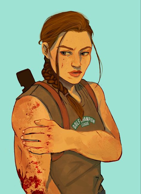 Tlou Abby Fanart, Last Of Us Fanart, The Last Of Us Fanart, Abby The Last Of Us, Abby Tlou, My Girlfriend, Last Of Us, Walkers, Art Ideas